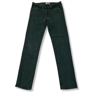PAIGE Women's Skinny Jeans - Deep Forest Green